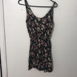 Open back floral dress